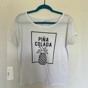 White Pina Colada shirt